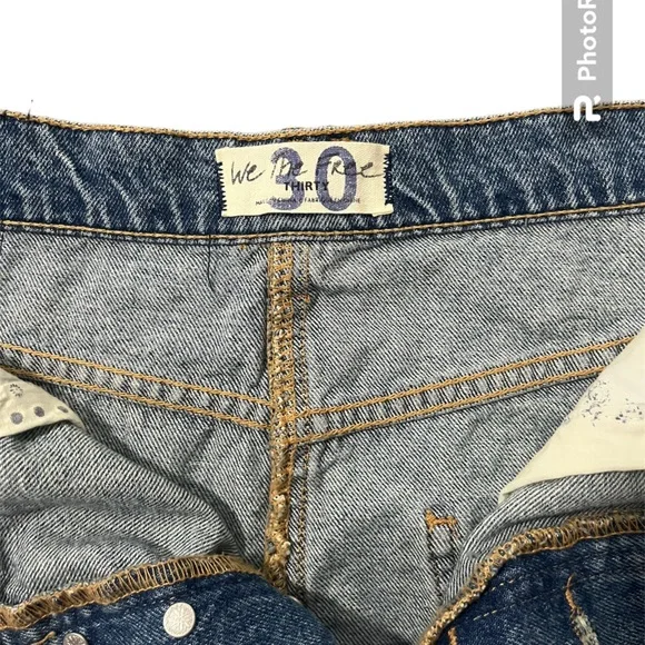 Free People Light Wash Denim Skirt - Picture 5 of 8